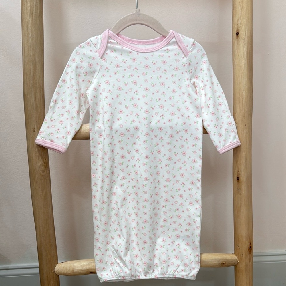 Little Me Pink and White Nightgown Pajamas New with no tag